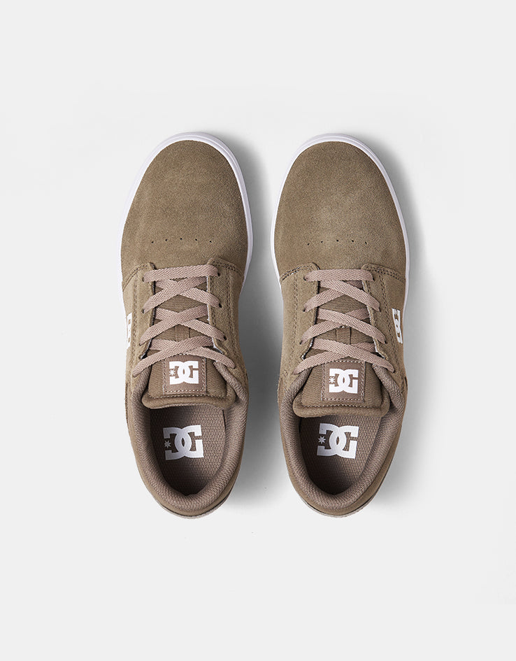 DC Crisis 2 Skate Shoes - Olive/White – Route One
