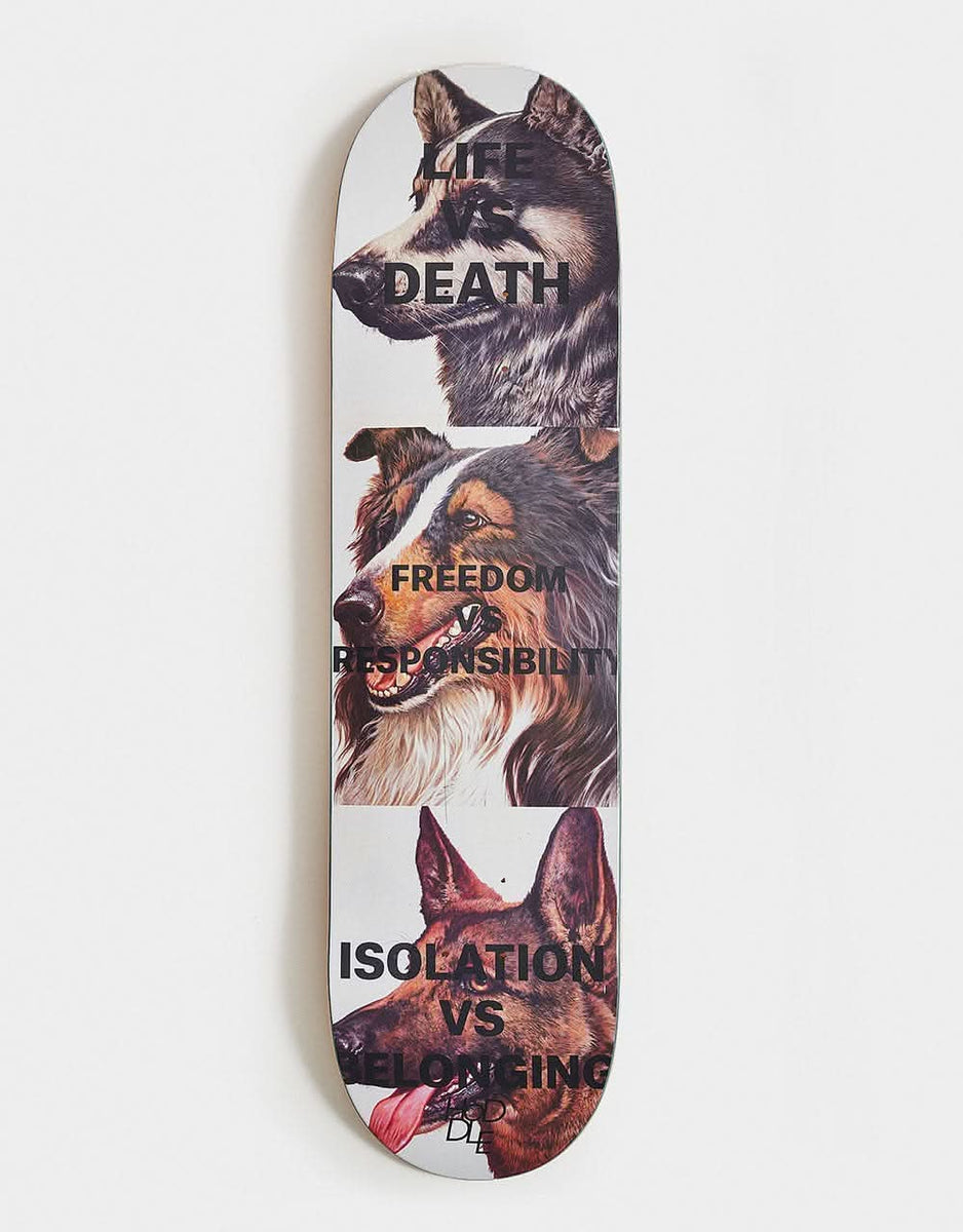 Hoddle Life V Death Skateboard Deck - 8.5