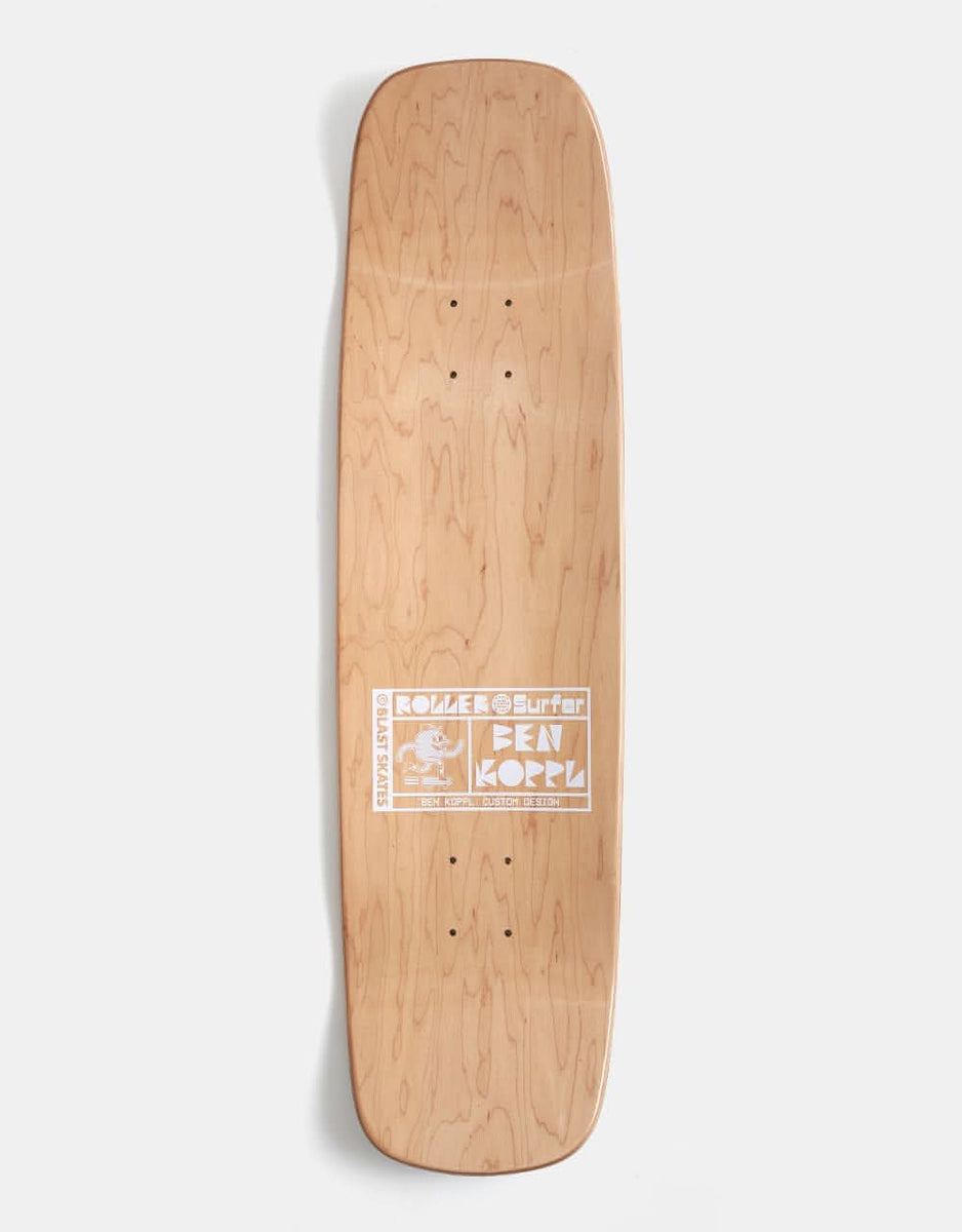 Blast Skates Koppl Roller 'Earth' Surfer Skateboard Deck - 9.25
