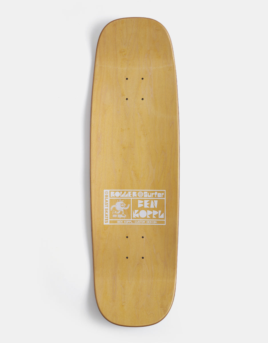 Blast Skates Koppl Roller 'Earth' Surfer Skateboard Deck - 9.25
