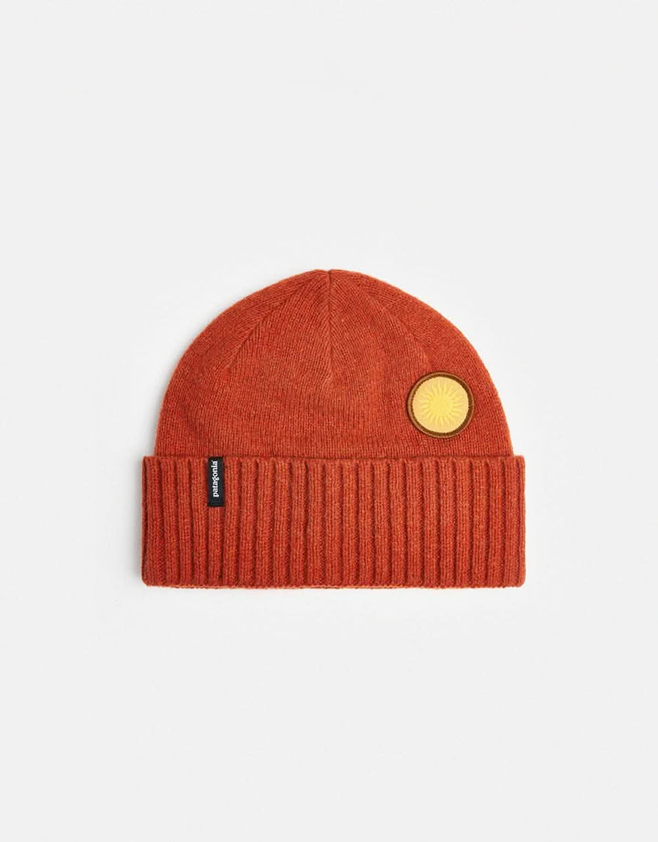 Patagonia Brodeo Beanie Spirited Sun/Burnished Red – Route One