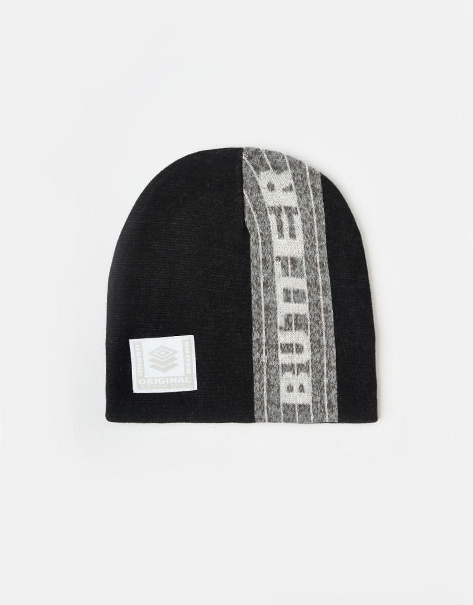 【BUTTER GOODS】Athletica Skully Beanie - Black Butter Goods X Umbro Athletica Skully Beanie Black Beanies