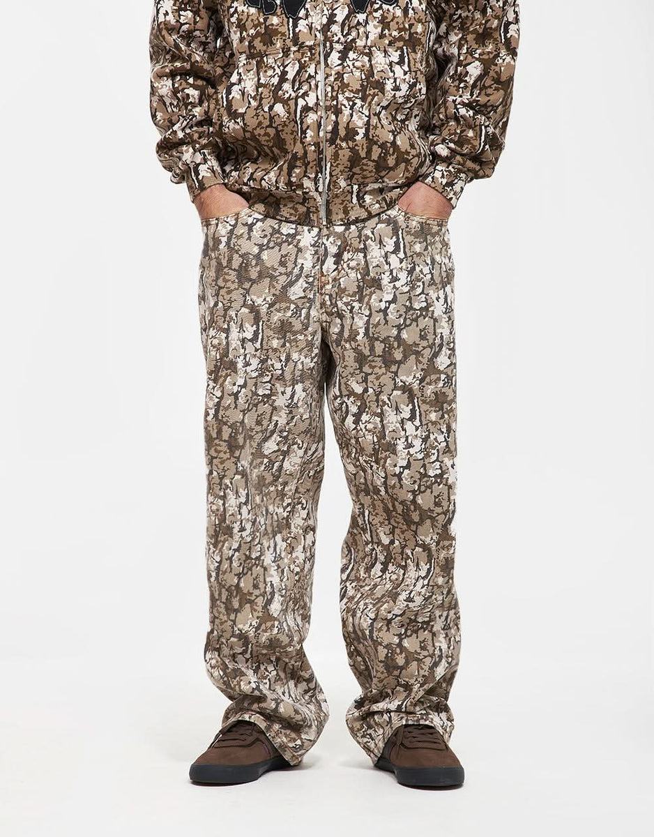 Butter Goods Bark Camo Denim Jeans - Tan | Route One Butter Goods Bark Camo Denim Jeans - Tan | Route One