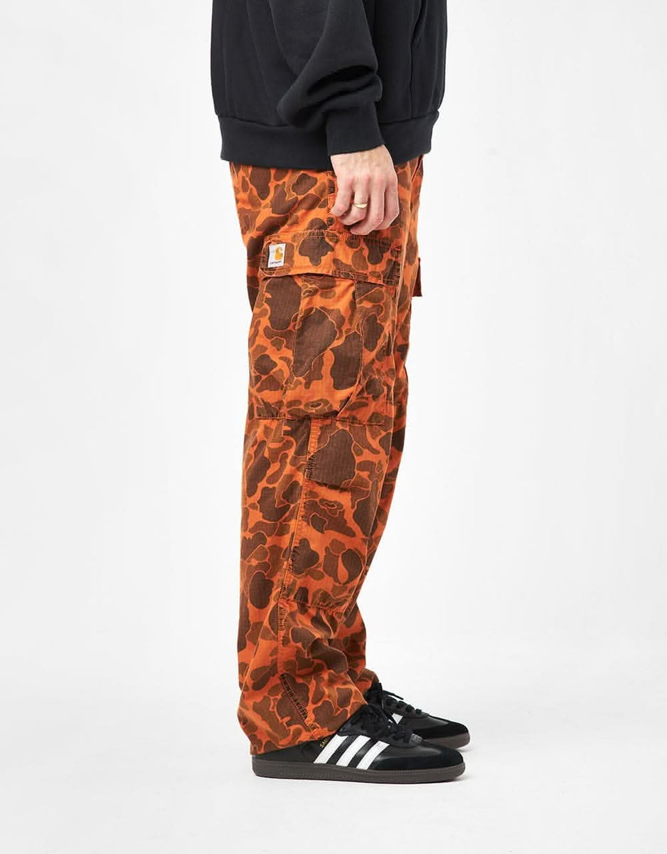 Carhartt WIP Duck Cargo Pant Camo Duck/Green/Turmeric Route One