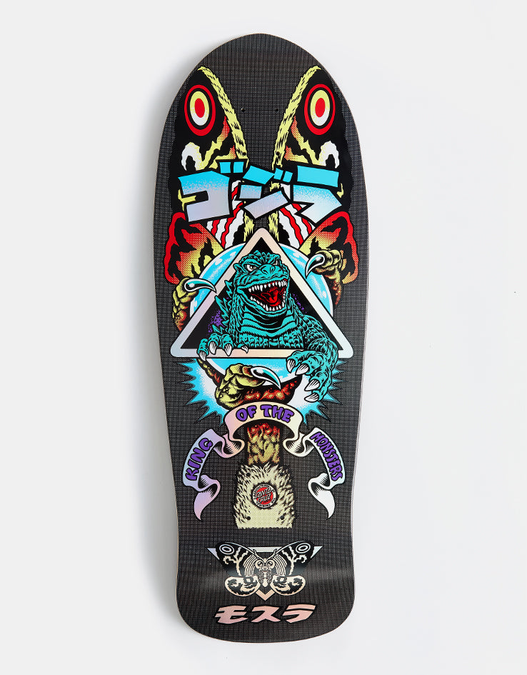 Santa Cruz x Godzilla Mothra Natas Skateboard Deck - 10.538