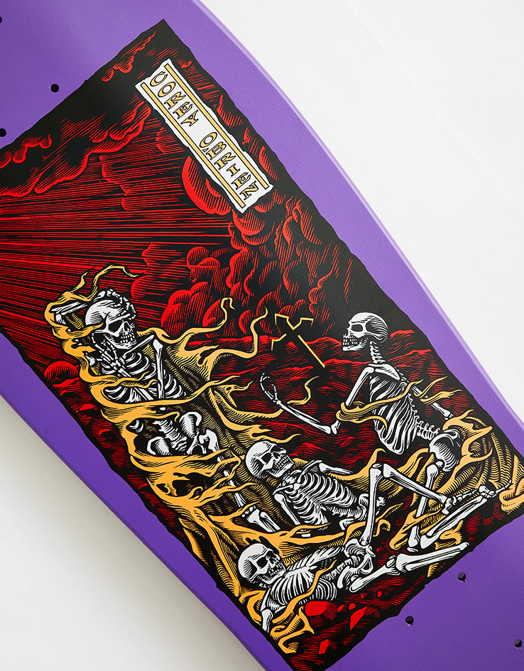 Santa Cruz O'Brien Purgatory Reissue Skateboard Deck - 9.85