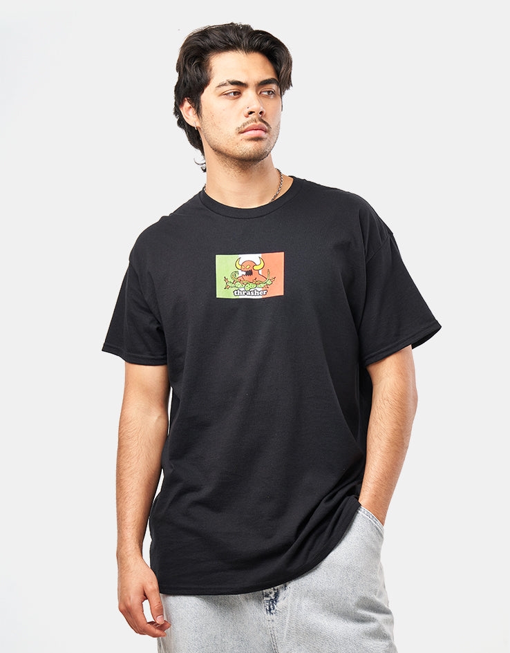 Thrasher x Toy Machine Hecho T-Shirt Black – Route One