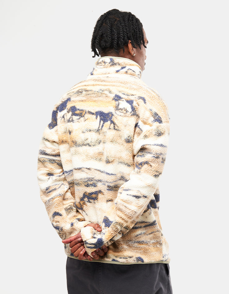 HIMA Omni Sherpa Hz - Half-Zip Technical Fleece for Men | Quiksilver