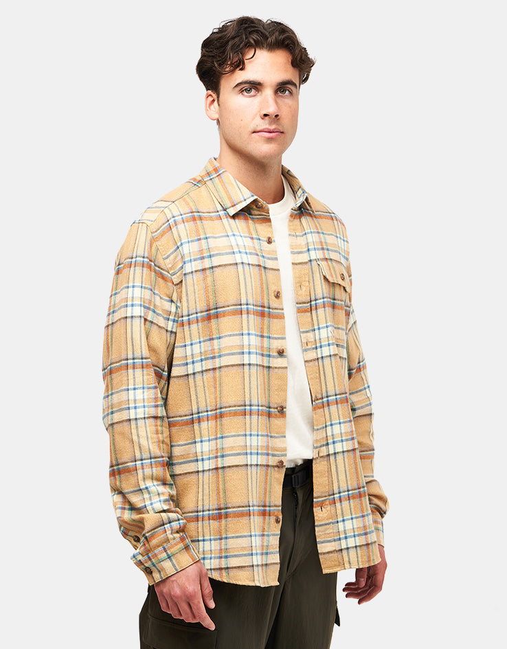 Patagonia Lightweight Fjord L/S Flannel Shirt - Daydream: Beeswax