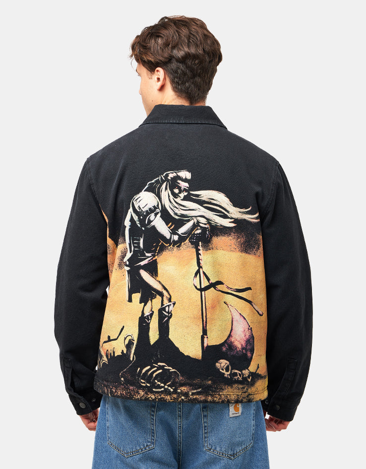 VTMNTS / ジャケット/L/ポリエステル/BLK/VL12JA120B// Welcome x Adventure Time Billy Canvas Zip Jacket - Black – Route One