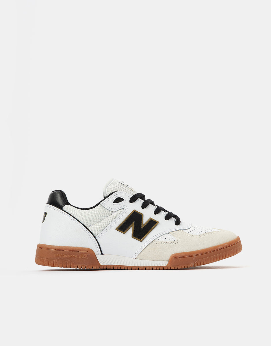 New Balance Numeric 600 Tom Knox Skate Shoes - White/Black | Route One