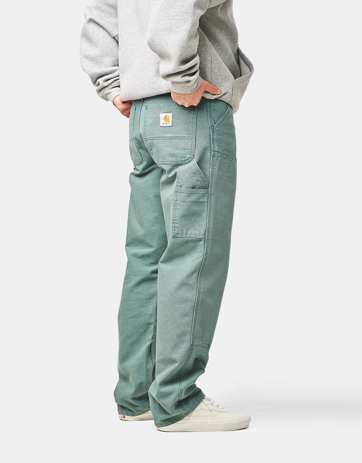 Carhartt WIP Double Knee Pant - Silver Pine (Stone Canvas) – Route One