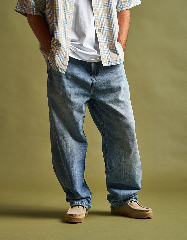 Carhartt WIP OG Single Knee Pant - Blue (Burst Washed) – Route One