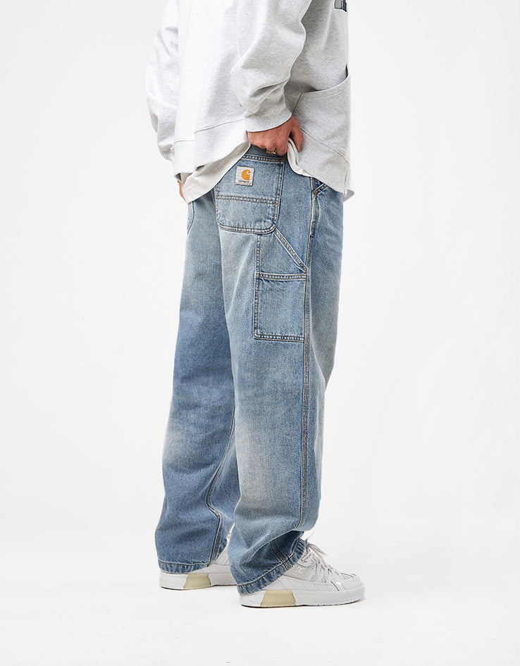 Carhartt WIP OG Single Knee Pant - Blue (Burst Washed) – Route One