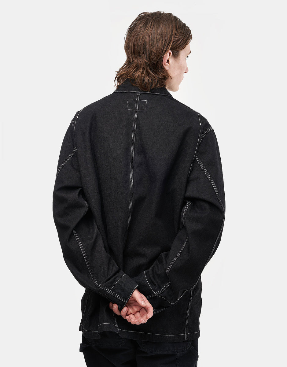 drew house / Gジャン/XS/コットン/ブラック/総柄/ロゴ// Carhartt WIP OG Chore Coat - Black (One Wash) | Route One