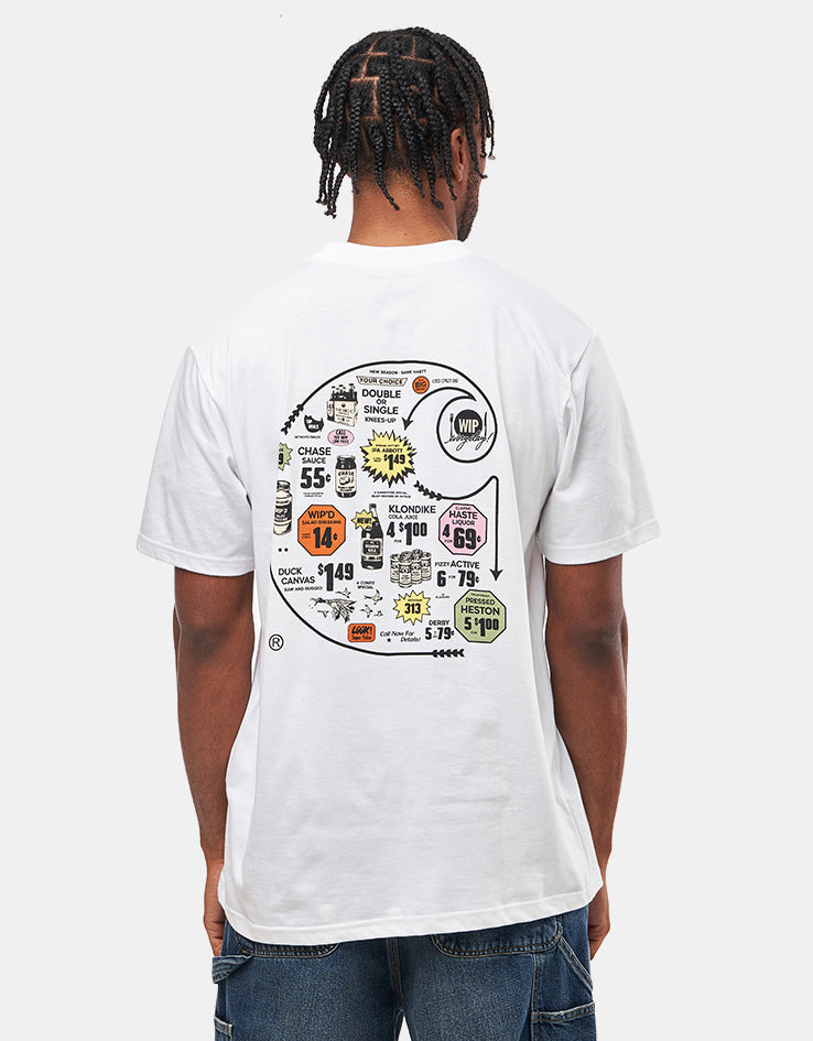 大人気★CARHARTT★S/S CATALOGUE C LOGO T-SHIRT 白/追跡O s-s-catalogue-c-logo-t-shirt-