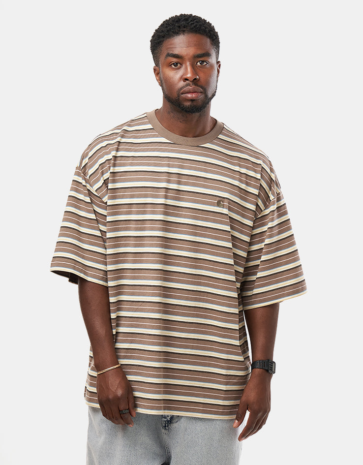Carhartt WIP Nathan T-Shirt - Nathan Stripe/Branch – Route One