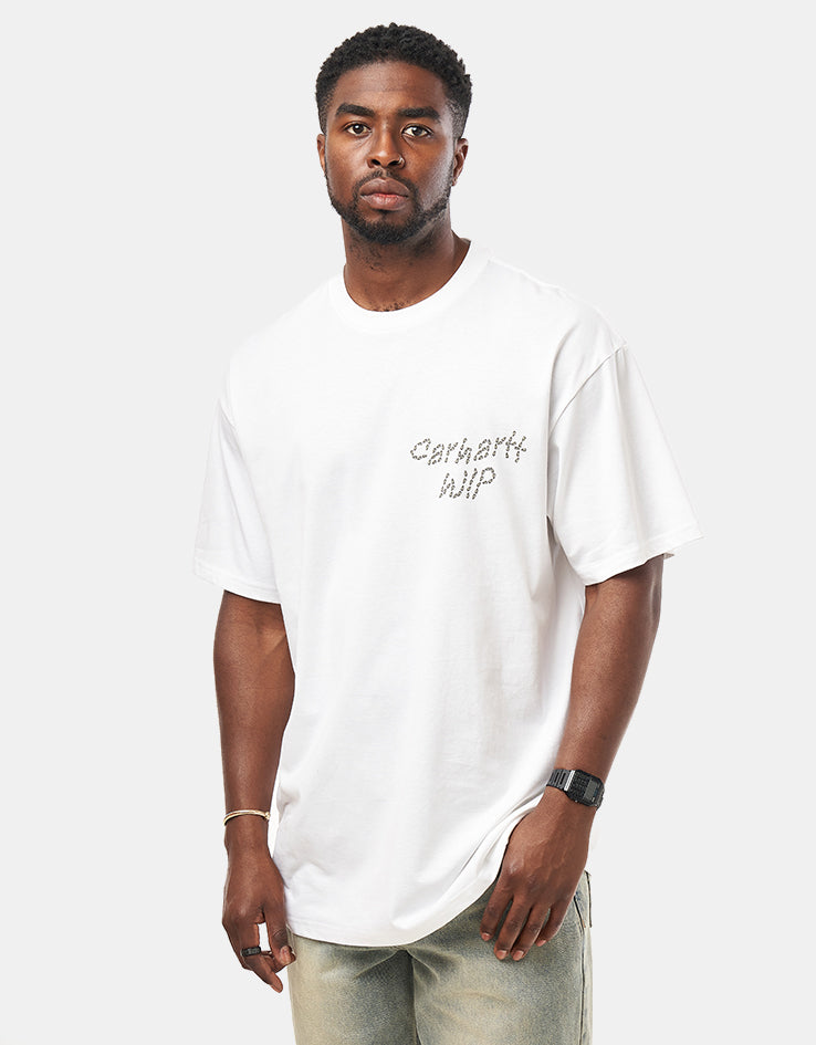 ★ドイツ発*carhartt WIP*新作*Sunflower Tシャツ/WHITE★ Carhartt WIP W' S/S Sunflower T-Shirt, White | Official