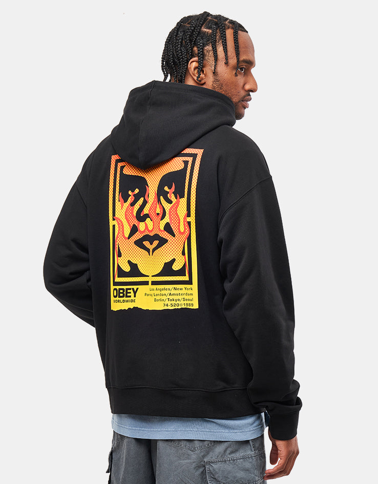 【OBEY】 OBEY RAINBOW ICON : BLACK OBEY】 OBEY RAINBOW ICON : BLACK Print
