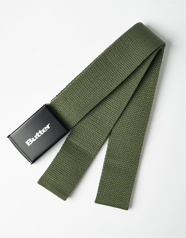 Butter Goods Logo Woven Belt - Safari | Route One