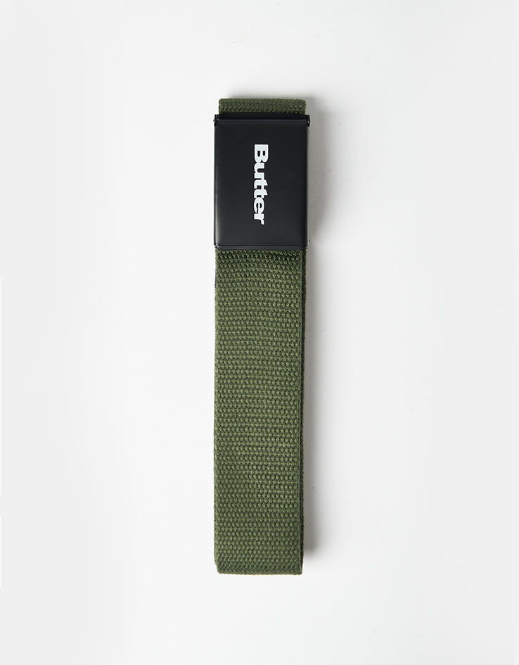 Butter Goods Logo Woven Belt - Safari | Route One
