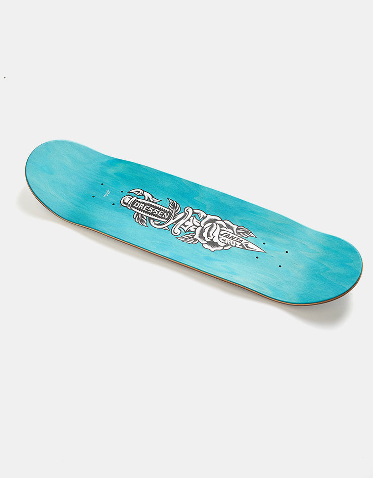 Santa Cruz Dressen Rose Dagger Skateboard Deck - 8.7