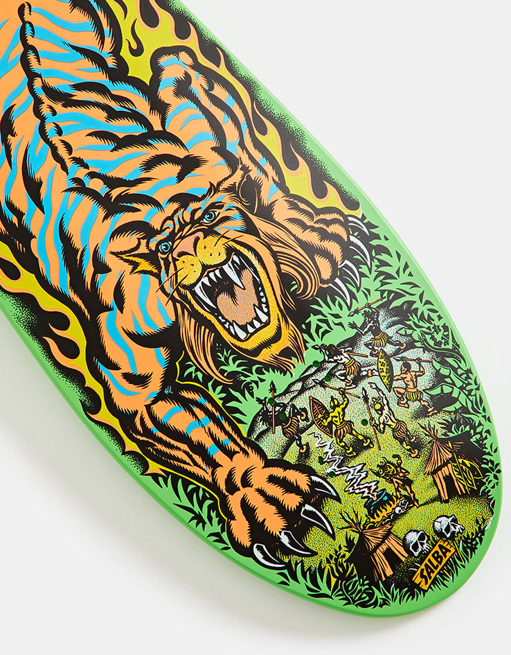 Santa Cruz Salba Tiger Reissue Skateboard Deck - 10.3