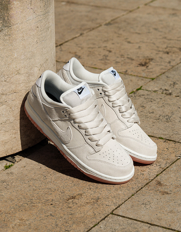 Nike SB Dunk Low Pro B Skate Shoes - Pale Ivory/Pale Ivory-Summit