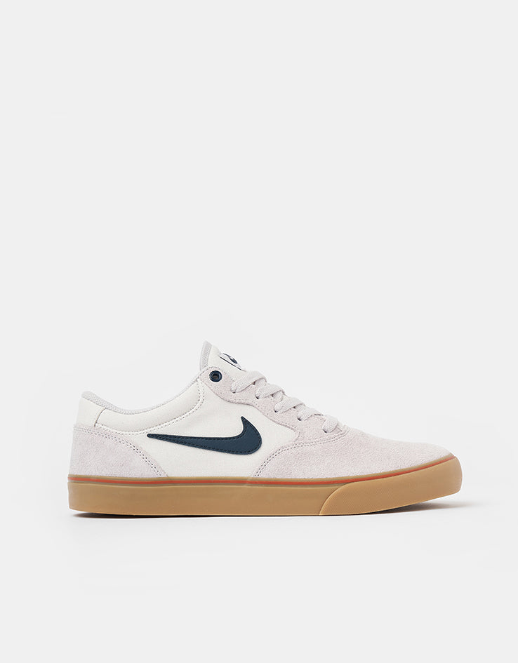 Nike SB Chron Skate Shoes Vast Grey/Armory Navy-Dark Russet