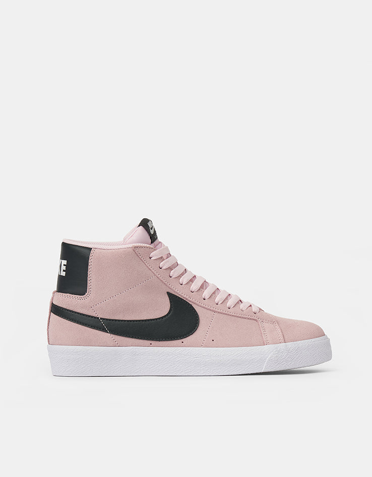 nike blazer mid white pink foam