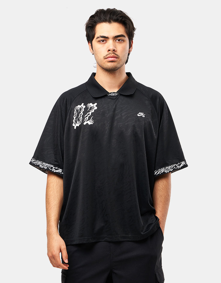 Nike SB Dri-Fit Jacquard Jersey - Black/Black/White – Route One