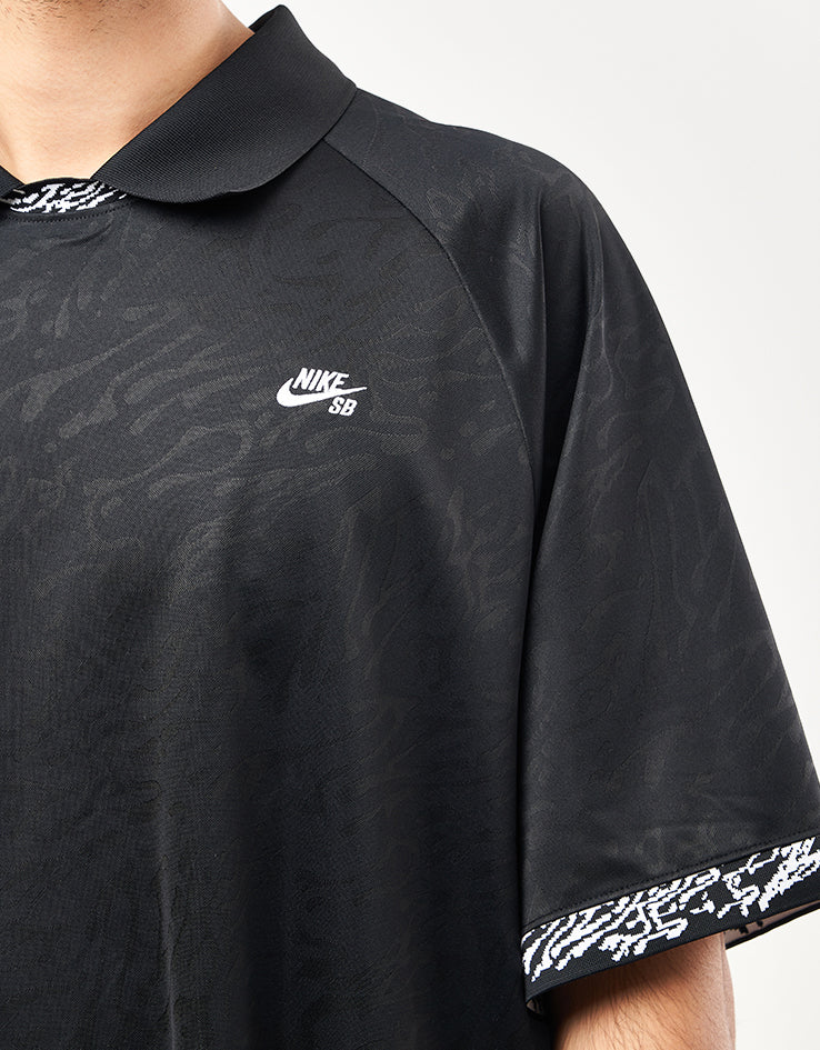 Nike SB Dri-Fit Jacquard Jersey - Black/Black/White – Route One