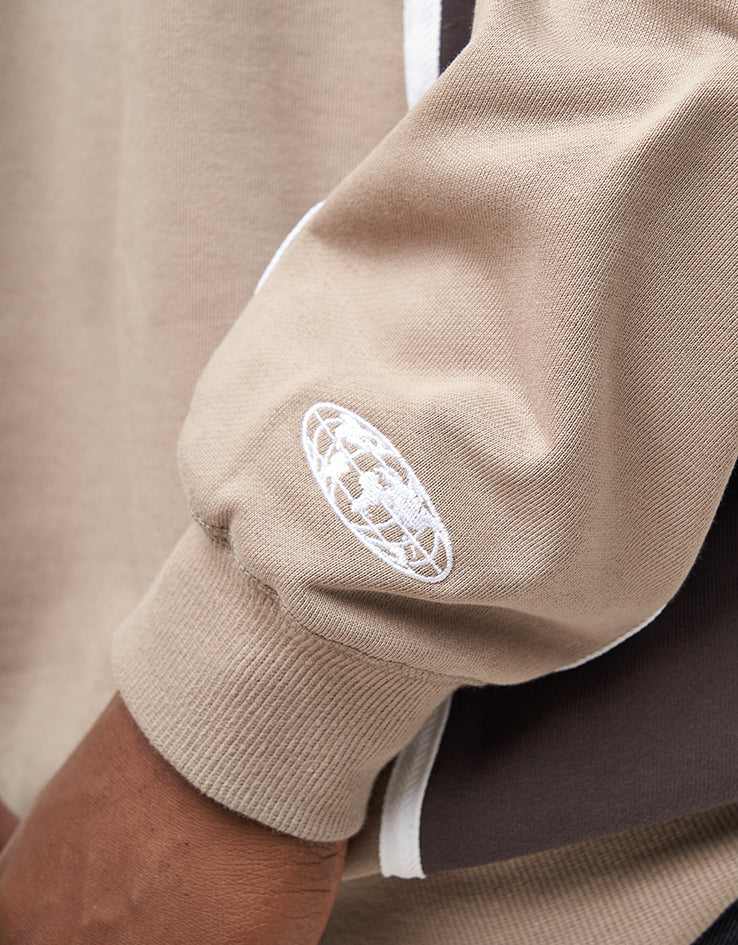 Butter Goods Aspect Crewneck - Fossil/Charcoal – Route One