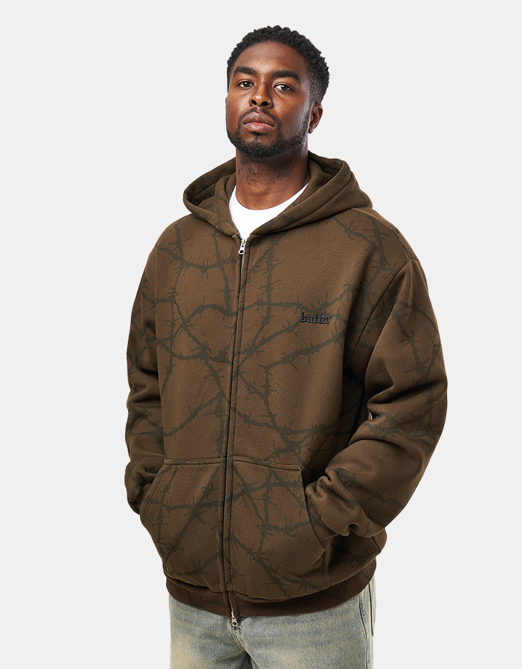 Butter Goods Wired Zip-Thru Hoodie - Fudge – Route One Butter Goods Wired Zip-Thru Hoodie - Fudge – Route One