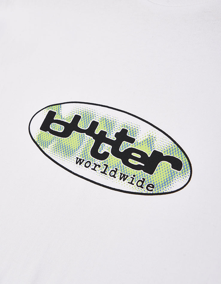 【BUTTER GOODS】 Vortex Tee, White Butter Goods Vortex T-Shirt - White – Route One