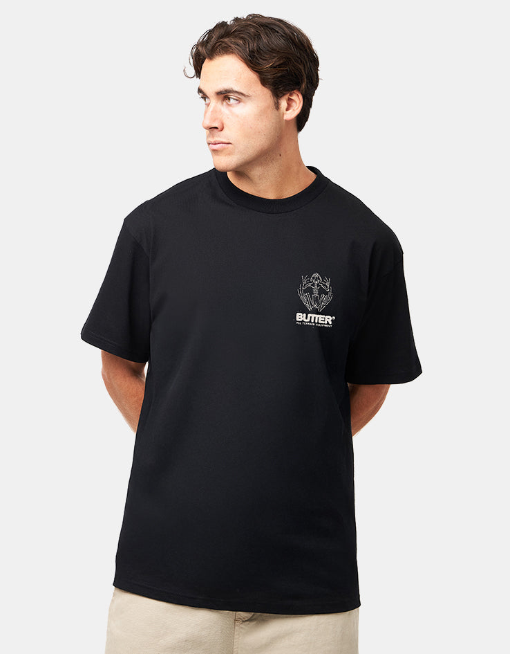 【BUTTER GOODS】 Dazed Tee / Black FossilTeeBlack1_grande.jpg?v=