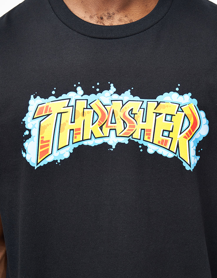 Thrasher Graff T-Shirt - Black – Route One
