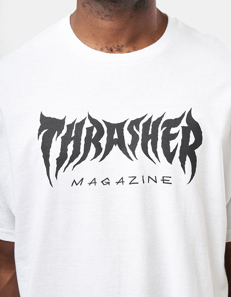 Thrasher Metal T-Shirt - White – Route One
