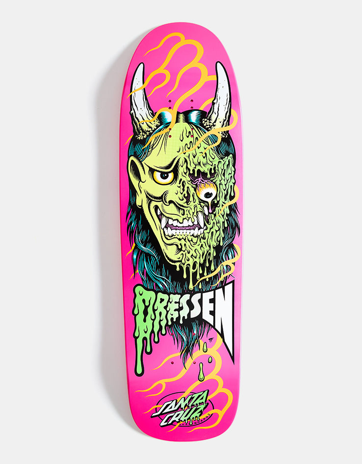 SANTA CRUZ Dressen Hannya Mask スケボーデッキ Santa Cruz Dressen Hannya Mask Skateboard Deck - 9.3