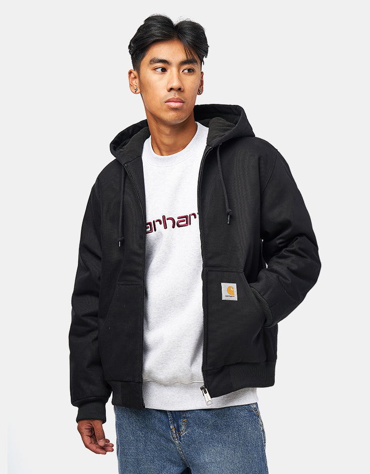 Carhartt WIP Active Jacket - Black 'Rigid' (Winter) – Route One