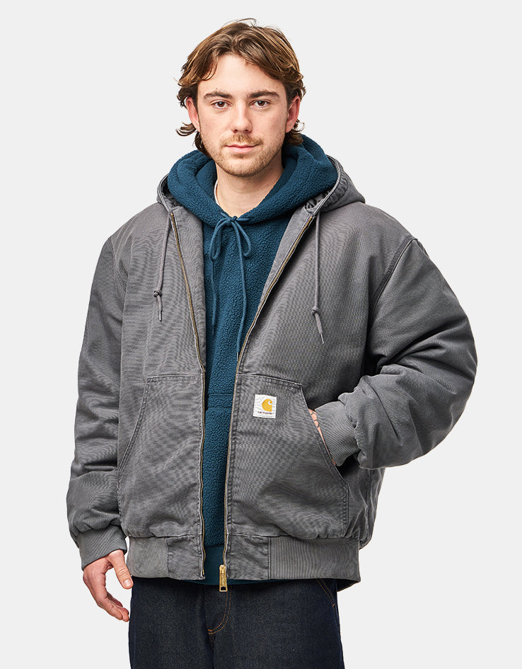 Carhartt WIP OG Active Jacket - Graphite 'Stone Canvas' (Winter