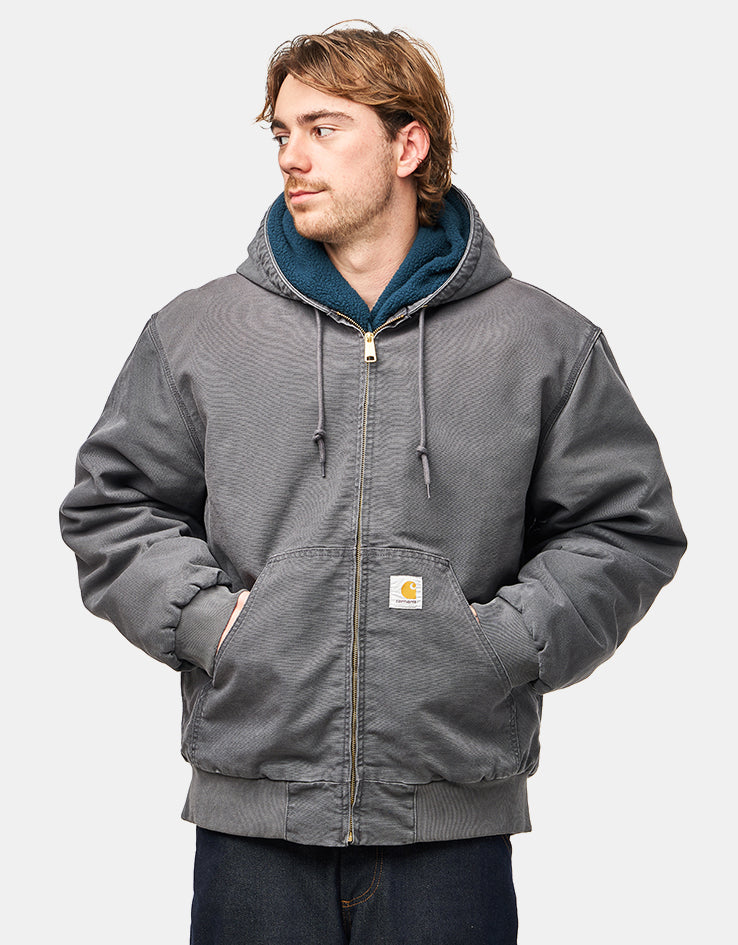 Carhartt WIP OG Active Jacket - Graphite 'Stone Canvas' (Winter