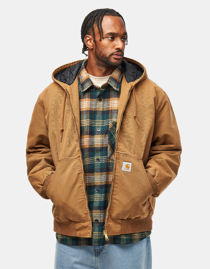 Carhartt WIP OG Active Jacket - Hamilton Brown 'Stone Canvas