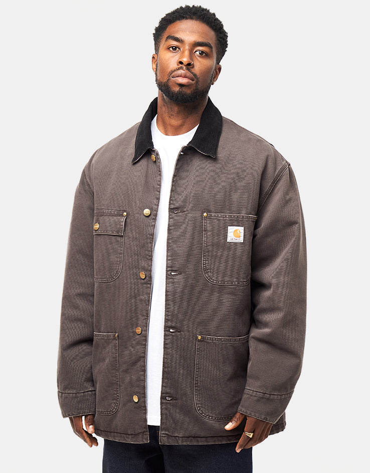 Carhartt WIP OG Chore Coat - Tobacco/Black (Stone Canvas) – Route One