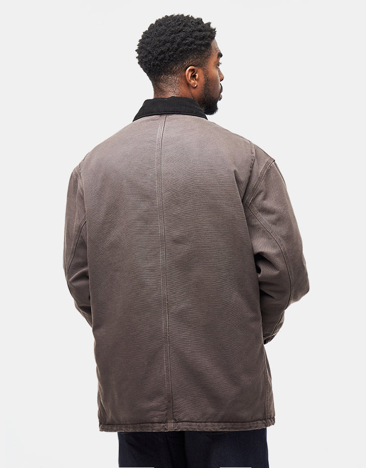 Carhartt WIP OG Chore Coat - Tobacco/Black (Stone Canvas) – Route One