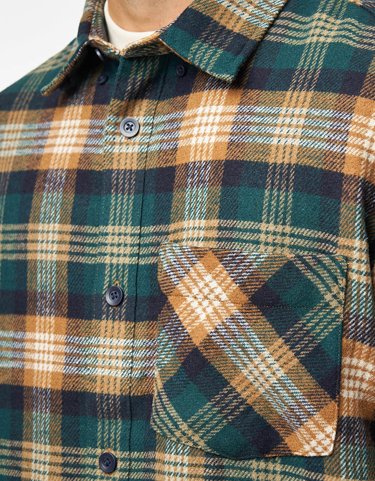 Carhartt WIP L/S Dern Shirt - Dern Check/Hamilton Brown – Route One