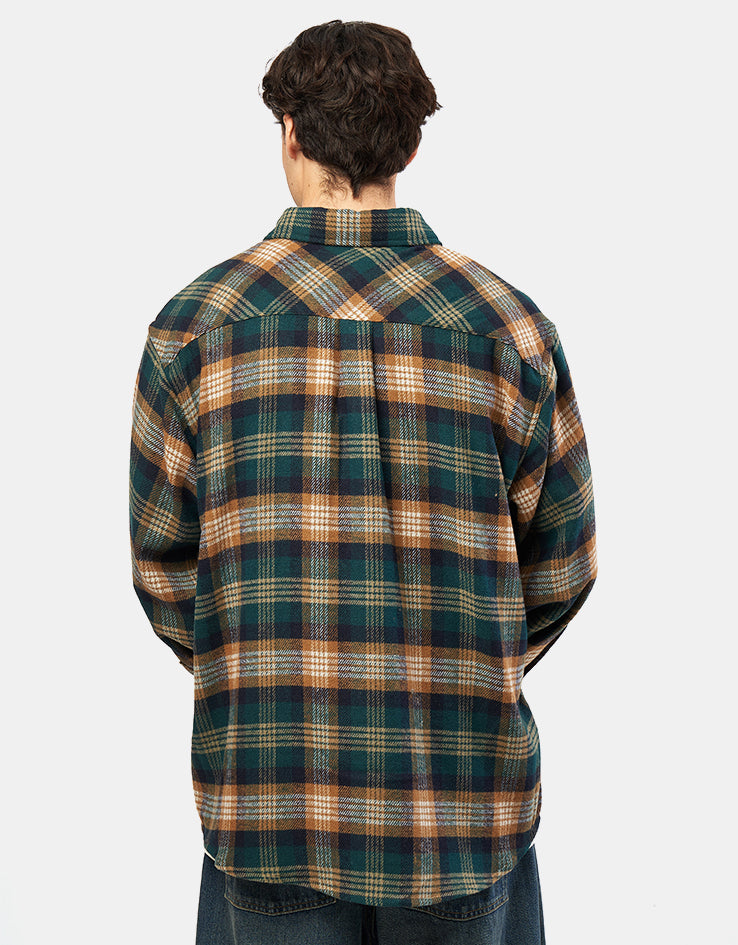 Carhartt WIP L/S Dern Shirt - Dern Check/Hamilton Brown – Route One