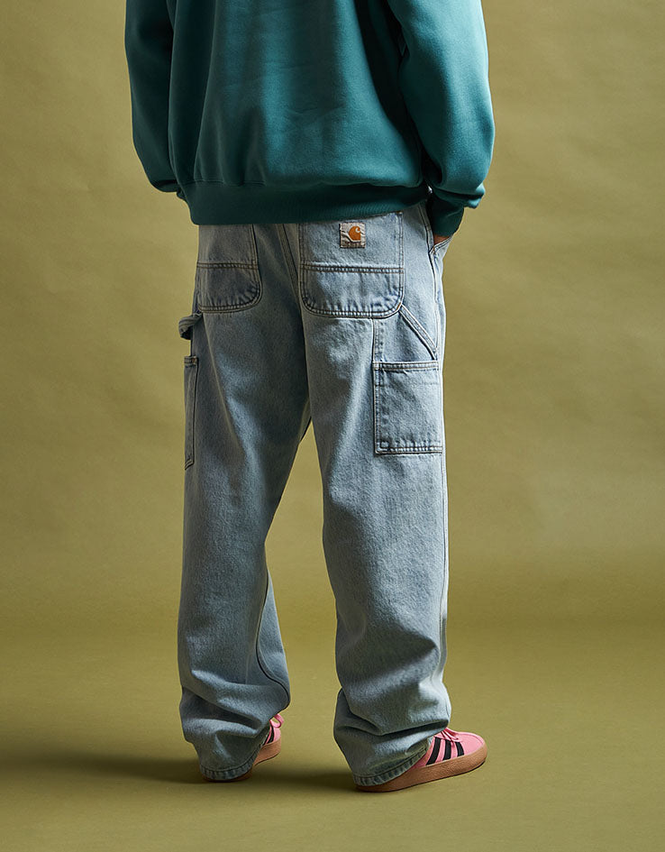 Carhartt WIP Single Knee Pant - Blue Heavy Stone Bleached – Route One