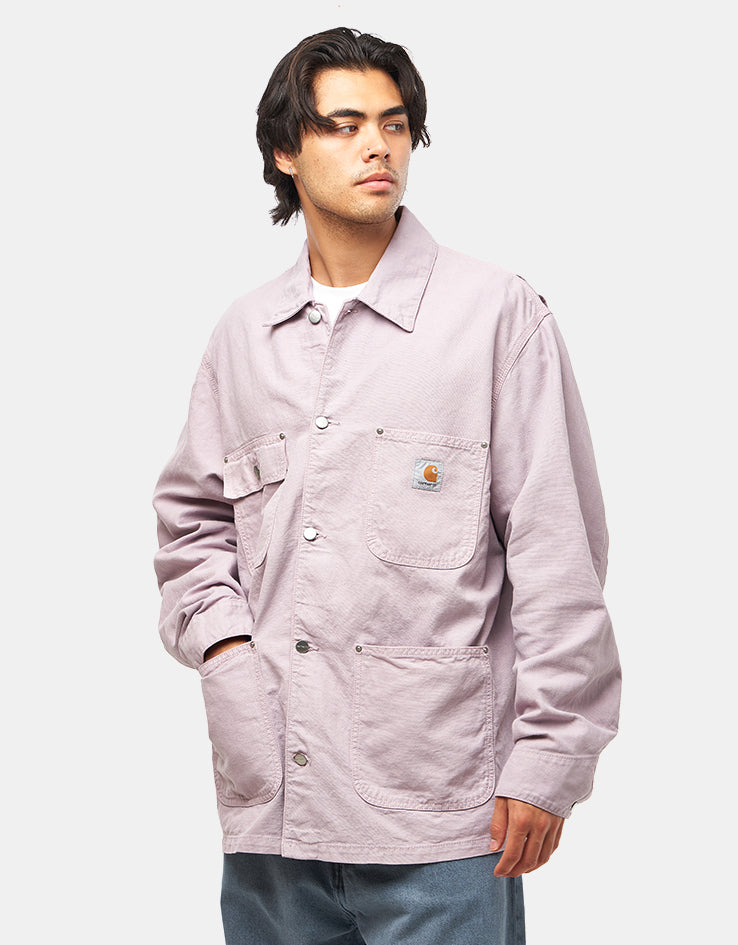 Carhartt WIP Walter Chore Coat - Pink Fog (Garment Dyed) – Route One