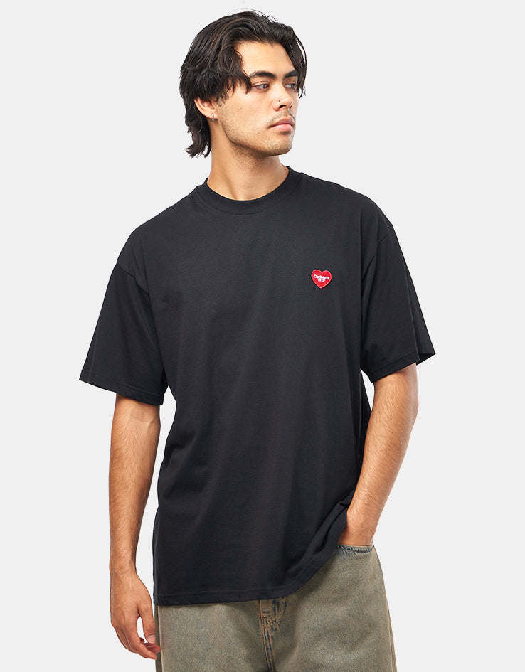 【関税&送料込】Carhartt Wip Heart Ii Hartt T-Shirt Carhartt WIP Heart II Hartt T-Shirt - Black – Route One